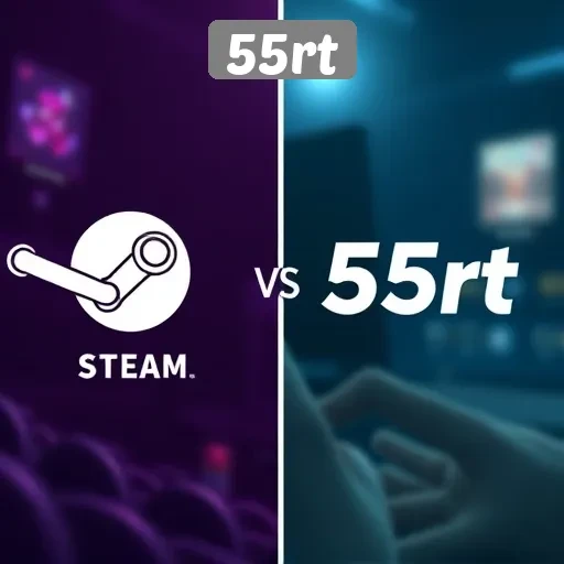 Steam dan 55rt Perbandingan di Dunia Game Online